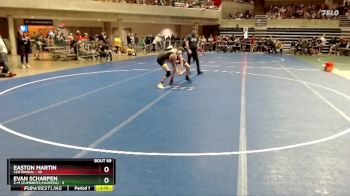 120 lbs Champ. Round 1 - Easton Martin, Centennial vs Evan Scharpen, Z-M (Zumbrota/Mazeppa)