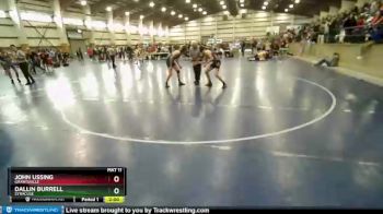 144 lbs Cons. Round 3 - John Ussing, Grantsville vs Dallin Burrell, Syracuse