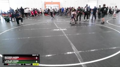 55 lbs Cons. Semi - Layklen Dunn, NoWorries Academy vs Rhyker Haden, NoWorries Academy