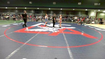 95 lbs Consi Of 16 #2 - Annabelle Wessel, NY vs Zoey Haney, MO