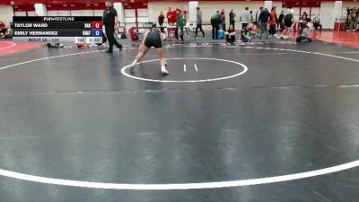 131 lbs Quarterfinal - Taylor Ward, Barlow vs Emily Hernandez, Unattached