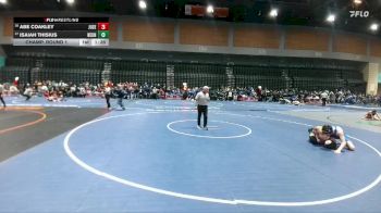 132 lbs Champ. Round 1 - Isaiah Thisius, Nevada Union vs Abe Coakley, Junipero Serra