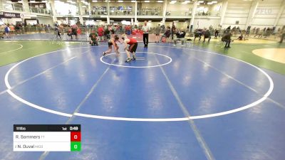 111 lbs Consi Of 8 #2 - Robert Sommers, Team Tugman vs Nathanael Duval, Middlebury VT