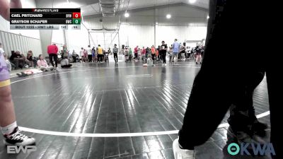 Rr Rnd 3 - Cael Pritchard, Bristow Elementary Wrestling Club vs Grayson Schafer, Bartlesville Wrestling Club