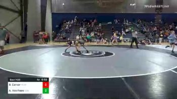 85 lbs Consolation - Benjamin Carver, Flowery Branch Jr. Wrestling vs Abram Voorhees, Icon