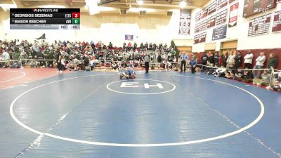 120 lbs 3rd Place - Georgios Sezenias, Ellis Tech vs Mason Beecher, Avon