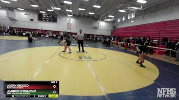 134 lbs Cons. Round 3 - Joaquin Fernandez, Deer Valley High School vs Josiah Orozco, Napa High School