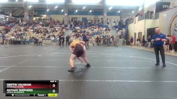 150 lbs Semifinal - Nathan Shepherd, Loyola-Blakefield vs Griffin Vaughan, McDonogh School