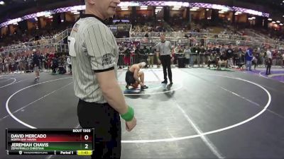 190 1A Semifinal - David Mercado, North Bay Haven vs Jeremiah Chavis, Zephyrhills Christian