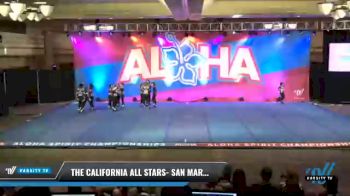 The California All Stars- San Marcos - Justice [2021 L3 Senior - Small Day 2] 2021 Aloha DI & DII Championships