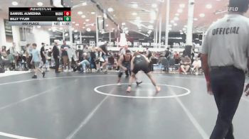 162 lbs 3rd Place - Samuel Almedina, Mat Assassins Black - HSC vs Billy Tyler, Prestige Worldwide Blue - HSC