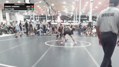 162 lbs 3rd Place - Samuel Almedina, Mat Assassins Black - HSC vs Billy Tyler, Prestige Worldwide Blue - HSC