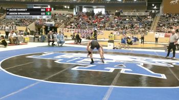 126 lbs 7th Place Match - Aeson Springer, Oldham County vs Jacob Ramsey, Union County