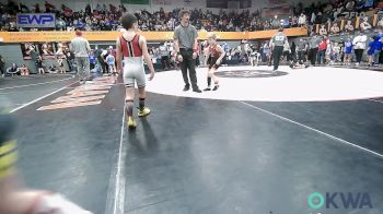 61 lbs Consolation - Dwaine Goldsberry, Weatherford Youth Wrestling vs Connor Armendariz, Tuttle Wrestling