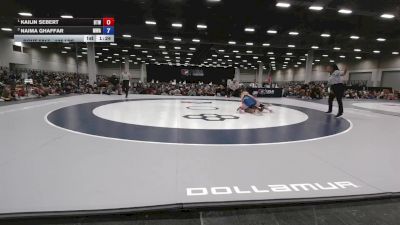 135 lbs 1st Place Match - Kailin Sebert, Best Trained Wrestling vs Naima Ghaffar, M3 Wrestling Academy