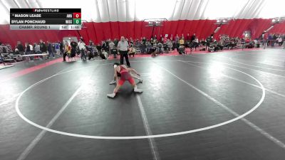 16U Boys - 120 lbs Champ. Round 1 - Dylan Ponchaud, Wisconsin vs Mason Lease, Askren Wrestling Academy