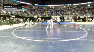 74 lbs Round Of 32 - Wyatt Smith, Selinsgrove vs Blake Bernatowicz, Harborcreek