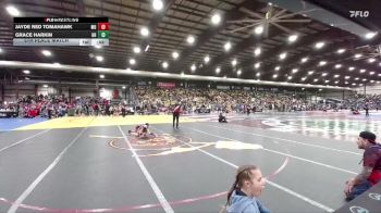 50 lbs 5th Place Match - Grace Harkin, Hermosa Hornets vs Jayde Red Tomahawk, Montana Disciples