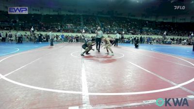 155 lbs Consi Of 4 - Dane Jensen, Pawhuska Elks Takedown vs Keynen Warren, Broken Bow Youth Wrestling