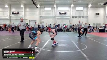 115 lbs Round 4 (10 Team) - Aldin Short, Bandits vs Weston Baumgardner, Team Diamond Fish