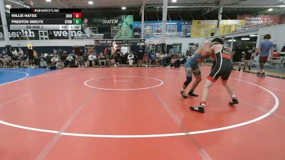 134 lbs Rr Rnd 3 - Willie Hayes, Journeymen Gold - HSC vs Preston Smilyk, Carpe Diem - HSC