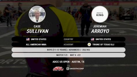 Case Sullivan vs Jeremiah Arroyo 2024 ADCC Austin Open