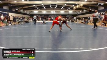 174 lbs Cons. Semi - Gavin Hollingsworth, Alvernia vs Connor Hoefling, Gettysburg