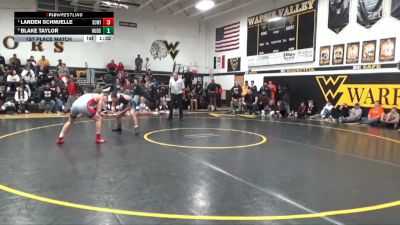 175 lbs 1st Place Match - Landen Schnuelle, South Winneshiek vs Blake Taylor, Hudson