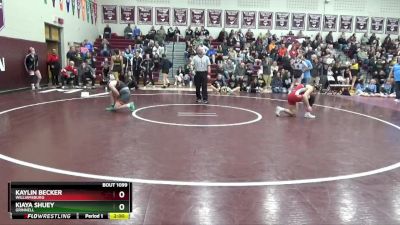 130 lbs Cons. Round 3 - Kiaya Shuey, Grinnell vs Kaylin Becker, Williamsburg