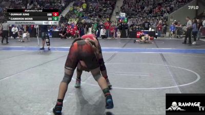 150 lbs Quarterfinal - Gunnar Jung, Ottawa Mat Masters vs Cameron Moss, Augusta