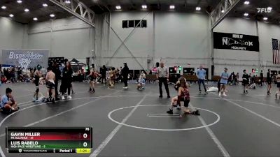 76 lbs Placement (4 Team) - Gavin Miller, PA Alliance vs LUIS RABELO, High Pace Wrestling