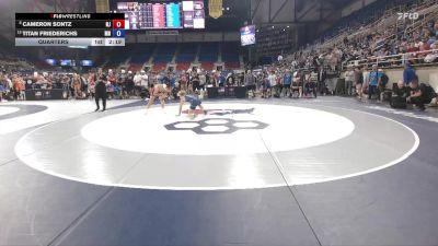 120 lbs Quarters - Cameron Sontz, NJ vs Titan Friederichs, MN