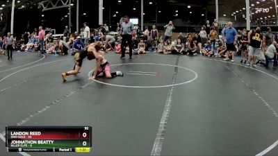 92 lbs Semis (4 Team) - Johnathon Beatty, Killer Elite vs Landon Reed, Ohio Gold