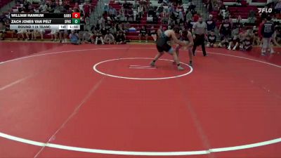 190 lbs Round 1 (4 Team) - Zach Jones Van Pelt, Spain Park Hs vs William Hannum, Oak Mountain