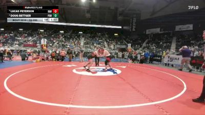 3A-285 lbs Semifinal - Lucas Peterson, Rawlins vs Doug Bettger, Powell