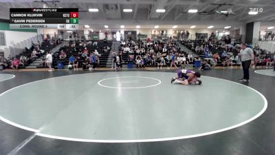 150 lbs Cons. Round 3 - Gavin Pedersen, GI Grapplers vs Cannon Klukvin, Kansas City Training Center