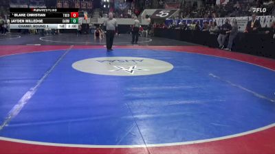 7A 215 lbs Champ. Round 1 - Blake Christian, Tuscaloosa County vs Jayden Milledge, Carver Montgomery HS