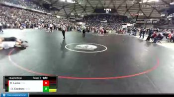 1 lbs Quarterfinal - Xavier Cardona, Omak vs Darrell Leslie, Toppenish