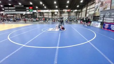 150 lbs Cons. Round 3 - Kael Bennett, Chadron Junior Wrestling Club vs Jake Mattern, Bison Wrestling Club