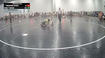 75 lbs Quarterfinal - **Benjamin Myers, Shootbox Wreslting Club vs Ezra **Hodge, SLATE WRESTLING ACADEMY