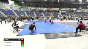 61 lbs 3rd Place - Michael Lozano, Holly vs Nathaniel Wahlert, Team Wahlert