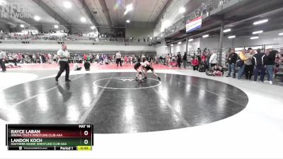 115 lbs Cons. Round 5 - Rayce Laban, Odessa Youth Wrestling Club-AAA vs Landon Koch, Southern Boone Wrestling Club-AAA