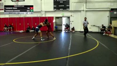 165 lbs Cons. Round 4 - Donovan Chavez, Cerritos College vs Vicente Tizoc, Victor Valley College