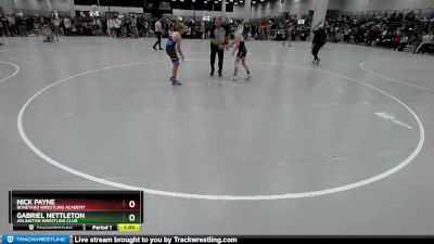 100 lbs Cons. Round 3 - Nick Payne, Boneyard Wrestling Academy vs Gabriel Nettleton, Arlington Wrestling Club