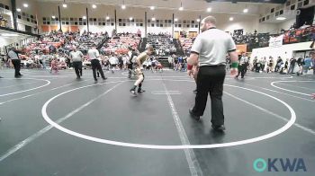 112 lbs Consi Of 8 #1 - Jonah Smith, Wagoner Takedown Club vs Diesel Russell, Salina Wrestling Club