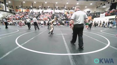 112 lbs Consi Of 8 #1 - Jonah Smith, Wagoner Takedown Club vs Diesel Russell, Salina Wrestling Club