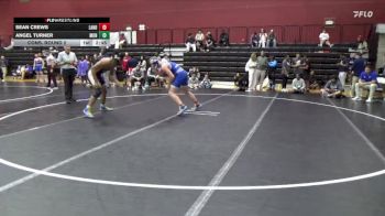 174 lbs Cons. Round 2 - Angel Turner, Montreat College vs Sean Crews, Lander