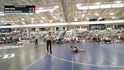 60 lbs Champ Round 1 (16 Team) - Rene Garza, Team Arizona vs Braelynn Mancilla, Utah Black
