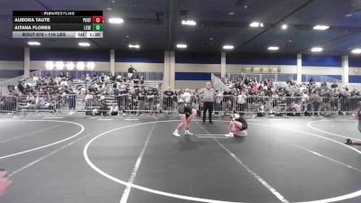 116 lbs Round Of 64 - Aurora Taute, Portola vs Aitana Flores, Legends Of Gold LV