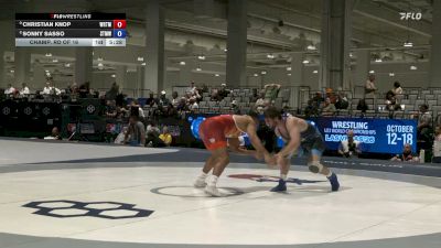 97 kg Champ. Rd Of 16 - Christian Knop, Wolfpack RTC/ Titan Mercury Wrestling Club vs Sonny Sasso, SERTC/ Titan Mercury Wrestling Club